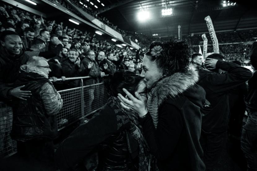 Soir d'Europe, dans le kop rennais contre Arsenal