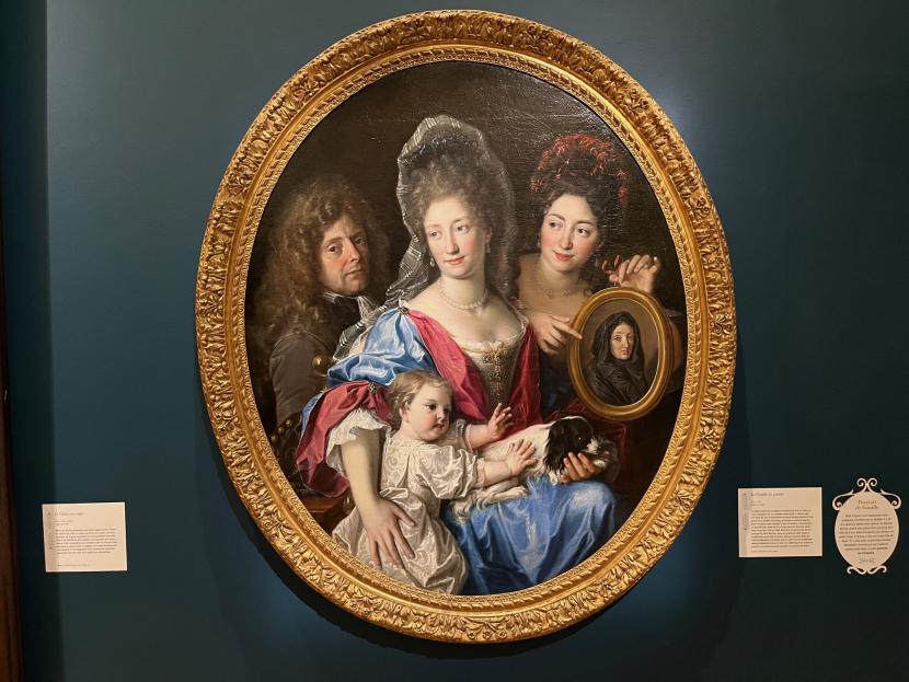 La famille du peintre Vers 1690 Huile sur toile Suisse, collection particulière