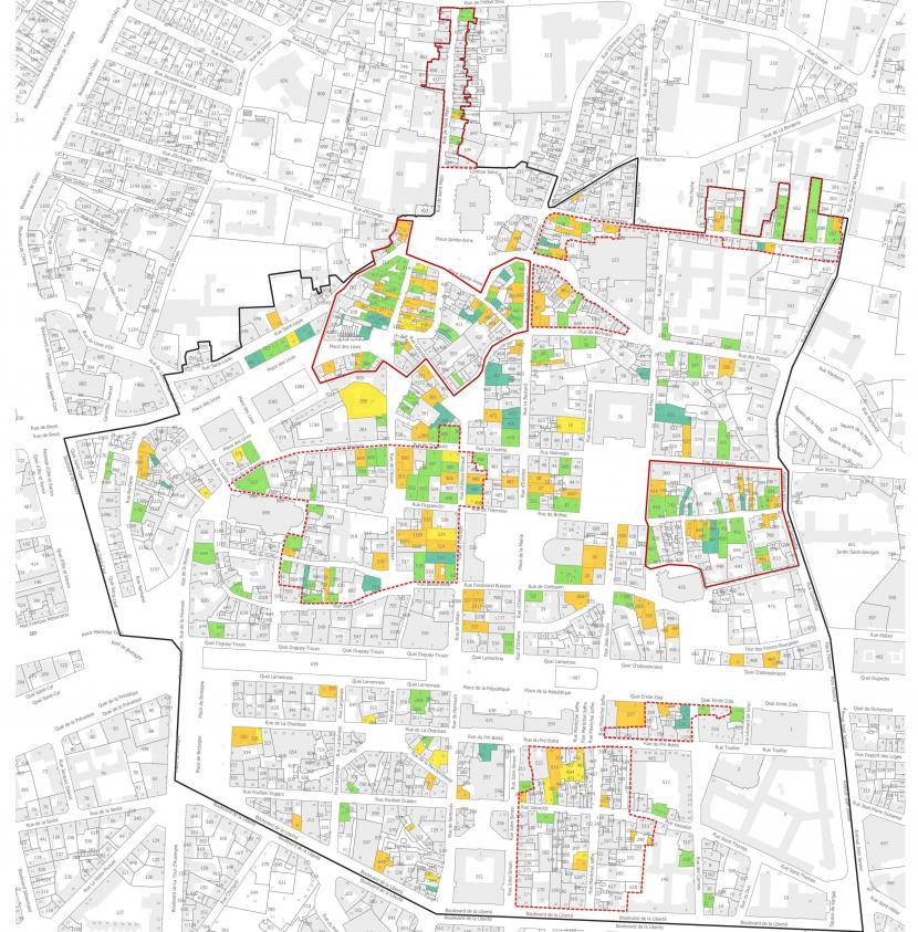 état d'avancement 2020 de l'opération centre ancien 