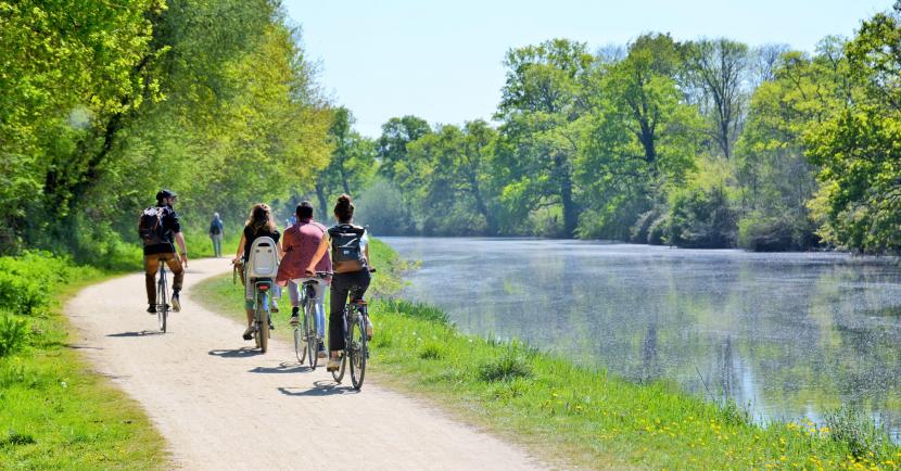 Balade vélo le long de la Vilaine