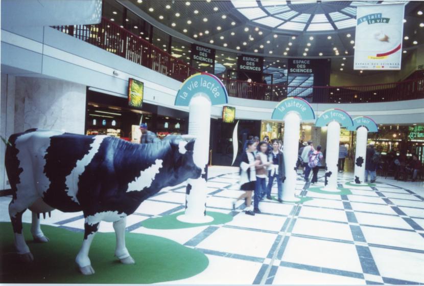 Exposition le Lait et la Vie en 1995 - Espace des Sciences au Colombia