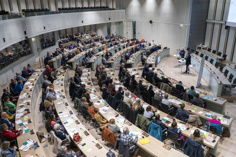 La salle du conseil de Rennes Métropole