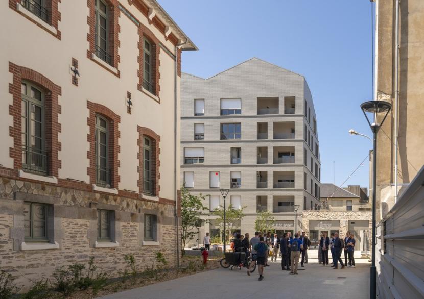 L'ilot Saint-Malo vient d'être livré avec ses premiers logements et activités