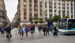 Centre-ville de Rennes, en juin 2020